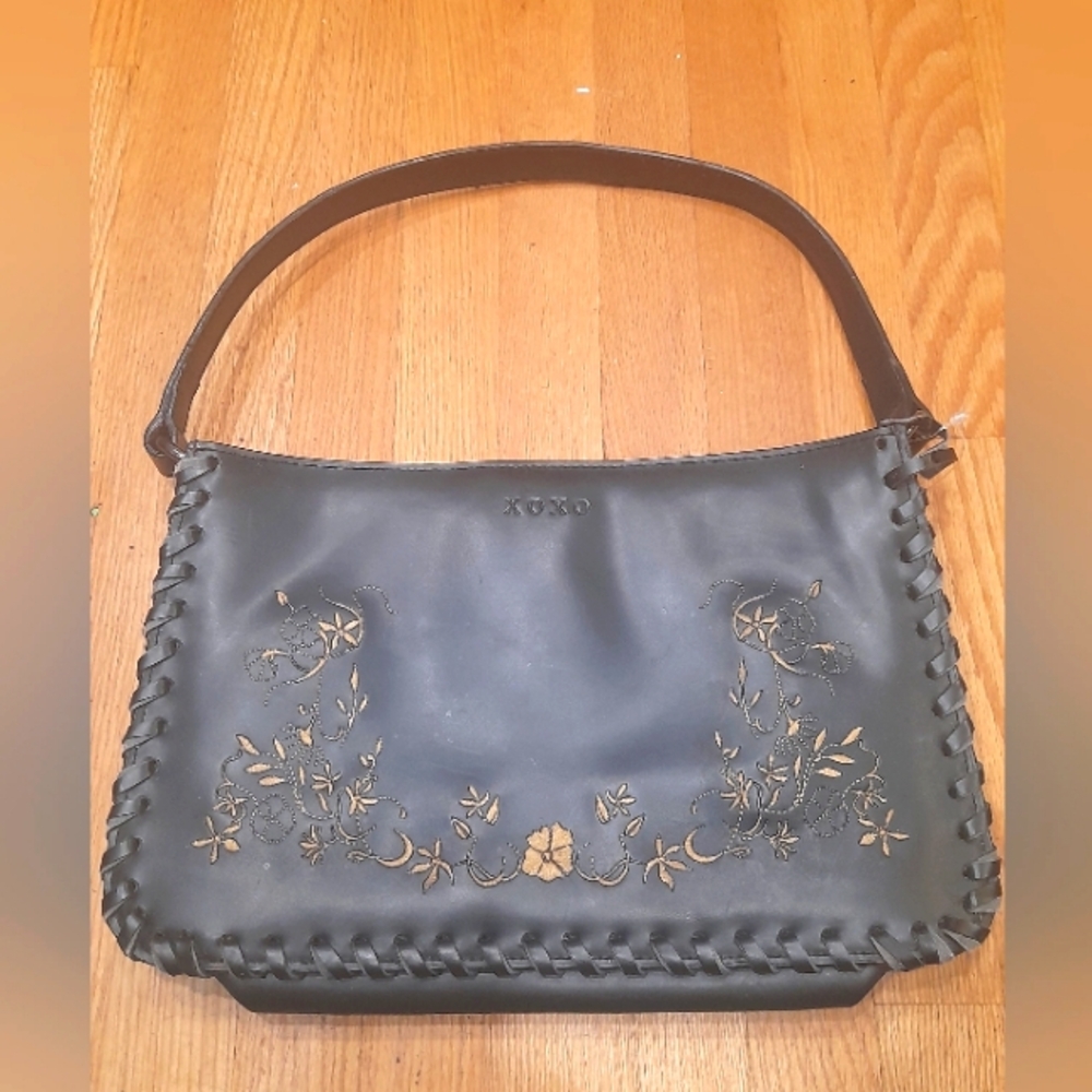 Vintage black purse black bag xoxo y2k